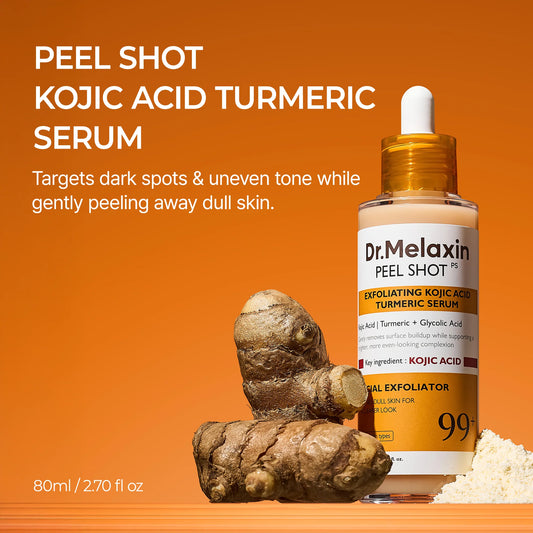 Dr.Melaxin Peel Shot Kojic Acid Turmeric Serum