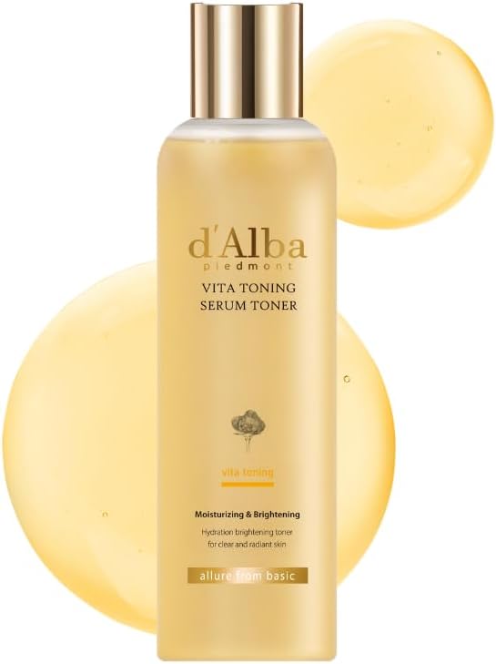 d'alba Piedmont White Truffle Vita Toning Serum Toner, Glass Skin