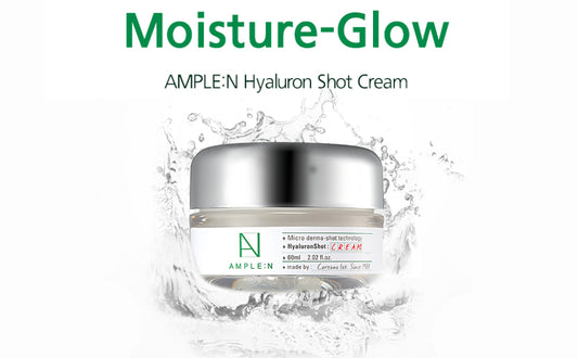 CORÉANA AMPLE:N Hyaluron Shot Cream - Xylitol Complex and Ceramide Contained Moisturizing & Rich Nourishing Cream, Smooth Skin Texture