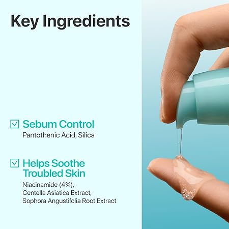 numbuzin No.1 Serum Pantothenic B5 Active Soothing Serum - Soothing, Hydrating, Pantothenic Acid, Niacinamide, Excess Oil Control, Reduces Breakouts, Acne, Oily, Acne-Prone Skin