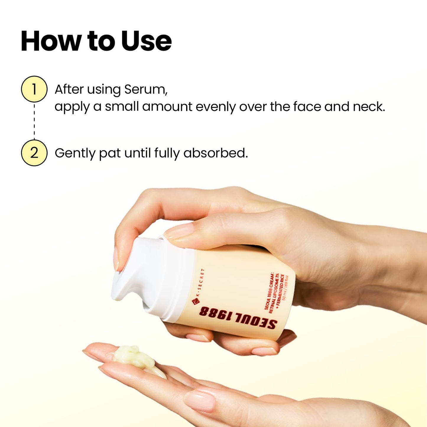 K-SECRET SEOUL 1988 Retinal Cream | Gentle Retinal Liposome 1% Formula for Sensitive Skin | Daily Fine Lines & Skin Texture Care | Niacinamide, Bakuchiol | Korean Skincare