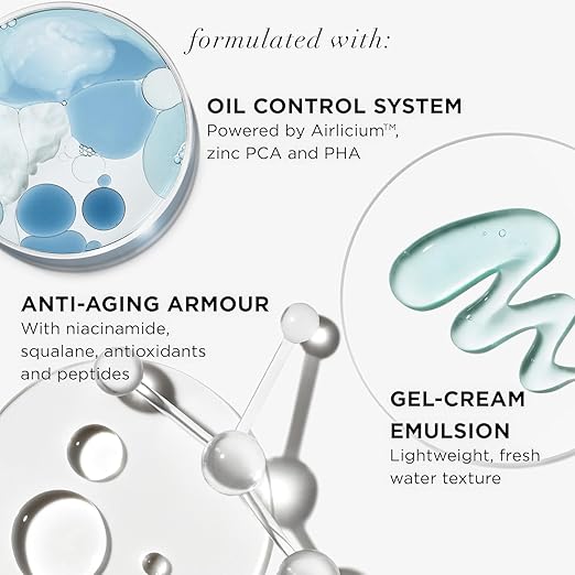 IT Cosmetics Confidence in a Gel Cream Oil Control - Hydrating Oil-Free Face Moisturizer - Reduces Shine & Look of Large Pores - with Niacinamide, Vitamin E & Peptides