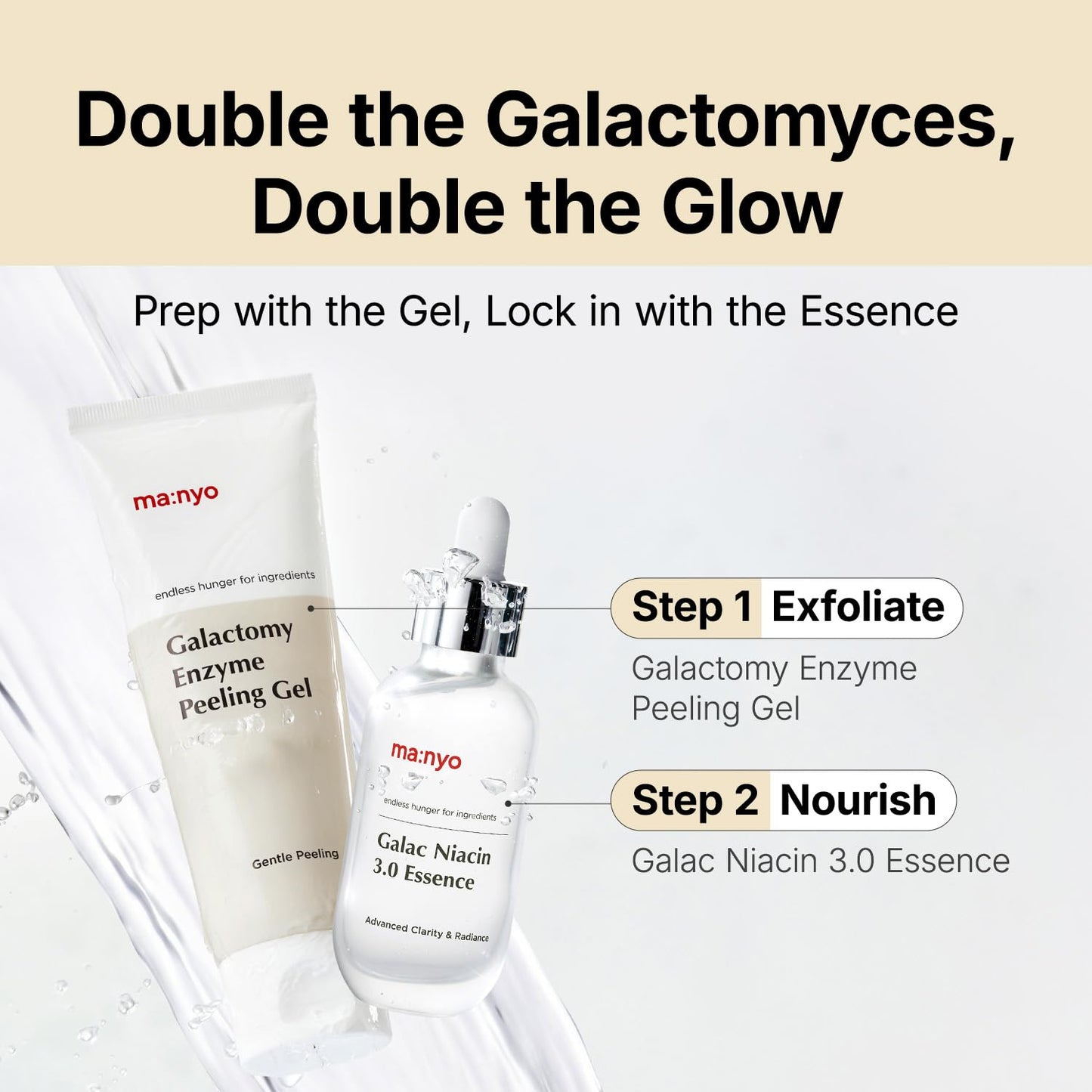 MANYO Galactomy Enzyme Peeling Gel, Face and Body Scrub, Dead Skin Remover, Blackhead Remover, Korean Exfoliating Gel, Korean Skin Care