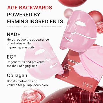 medicube Jelly Gel Mask with Firming NAD EGF Overnight Face Mask - Korean Skincare, 28g x 4ea Visit the medicube Store
