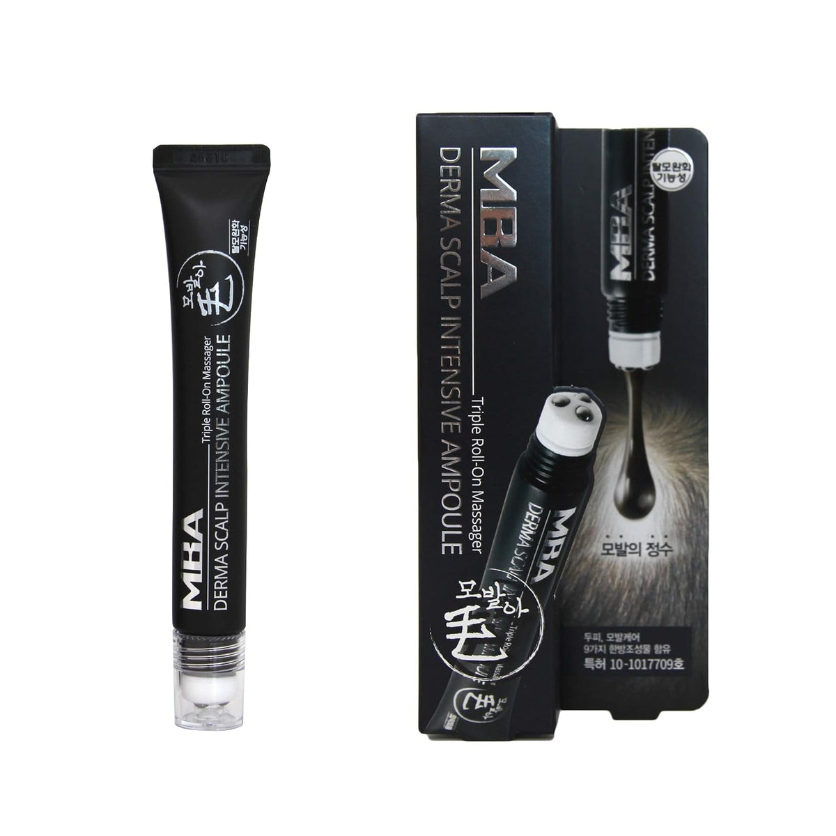 DAYCELL MBA MoBalA Derma Scalp Intensive Ampoule Triple Roll-On Massager for Hair Loss