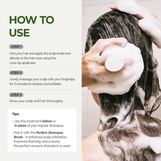 Steambase Tea Tree Scalp Water Scaler Treatment - Purifies and Exfoliates Oily Scalp, Natural BHA & Tea Tree, Removes Odor & Buildup, Hypoallergenic Exfoliator