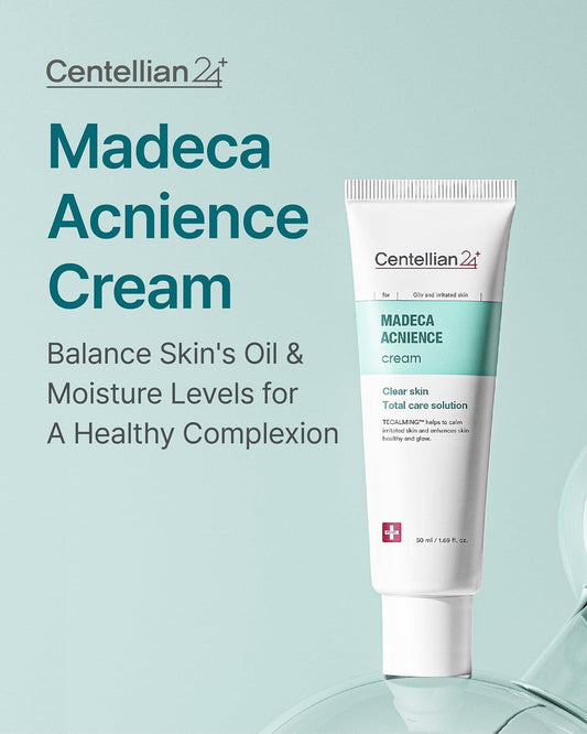 CENTELLIAN 24 Madeca Acnience Cream - Revitalizing & Hydrating Blemish Care Cream, Balances Oil & Moisture, Non-Comedogenic, Low Irritation, Korean Skin Care. Centella Asiatica Extract