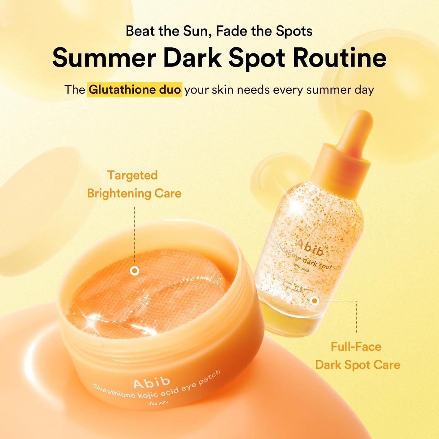 Abib Glutathiosome Dark Spot Serum Vita drop, Korean Skincare, Dark Spot, Hyperpigmentation Treatment, Lightweight, Hydrating Serum for Sensitive, Uneven Skin