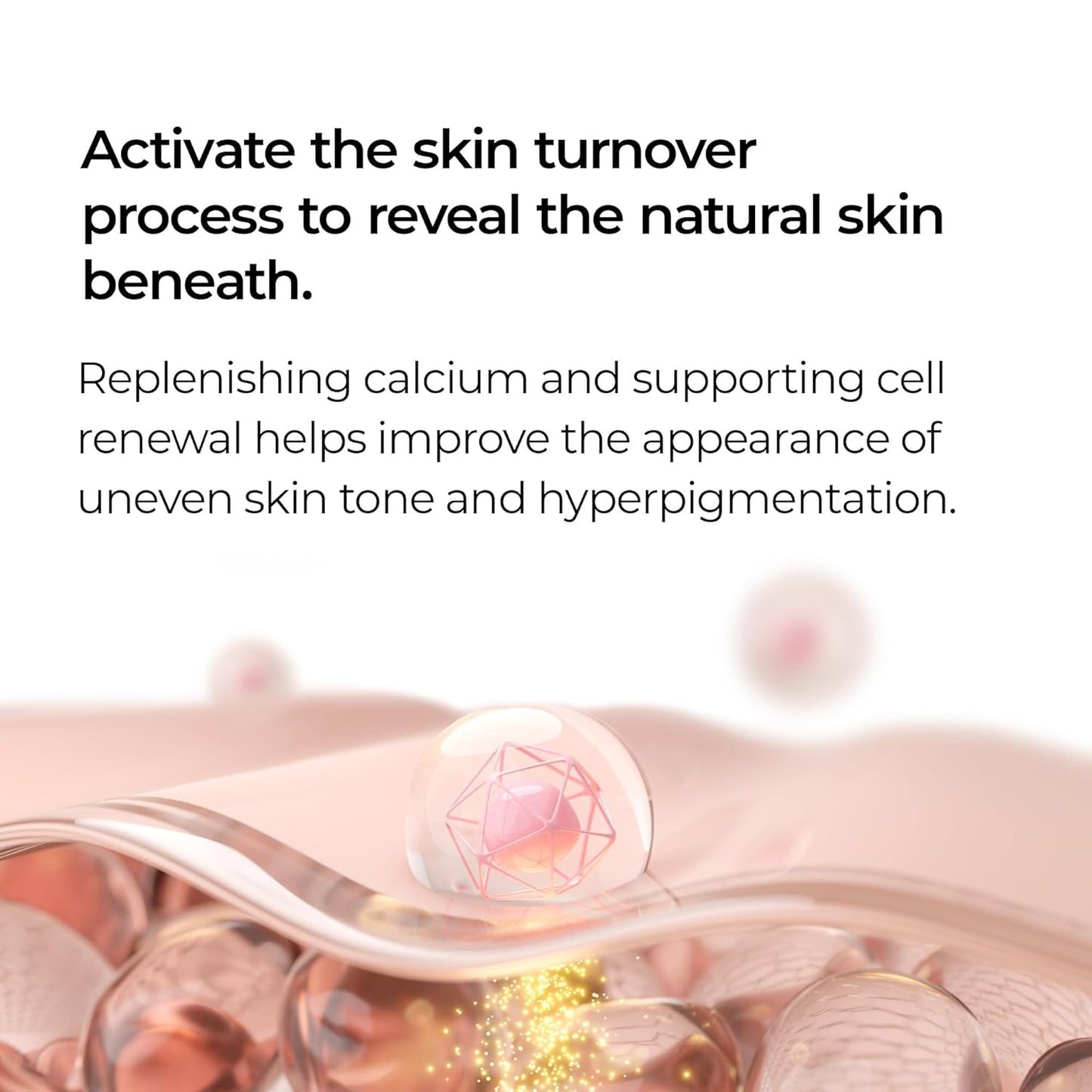 Dr.Melaxin Picotonic Shot Calcium Cream with Calcium, Intensive Brightening Cream for Even Skin Tone & Skin Clarity, Korean Skincare for Density Care