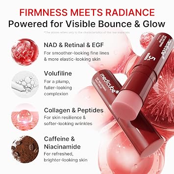 medicube NAD EGF Firming Multi Balm, Tightening Volufiline Stick for Bounce Anti-Aging Balm Stick with NAD & Volufiline - Under-Eye & Neck Line Care, Glowy Makeup Prep, Face & Body.