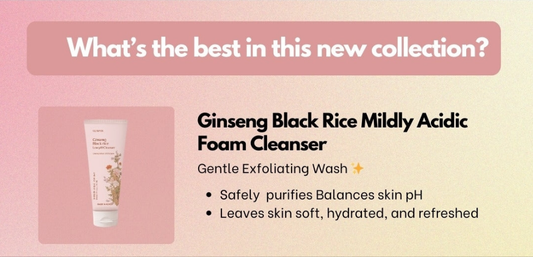 Glamfox Ginseng Black Rice Low PH Cleanser - Removes impurities without irritating, sensitive skin, leaving your skin refreshed and hydrated