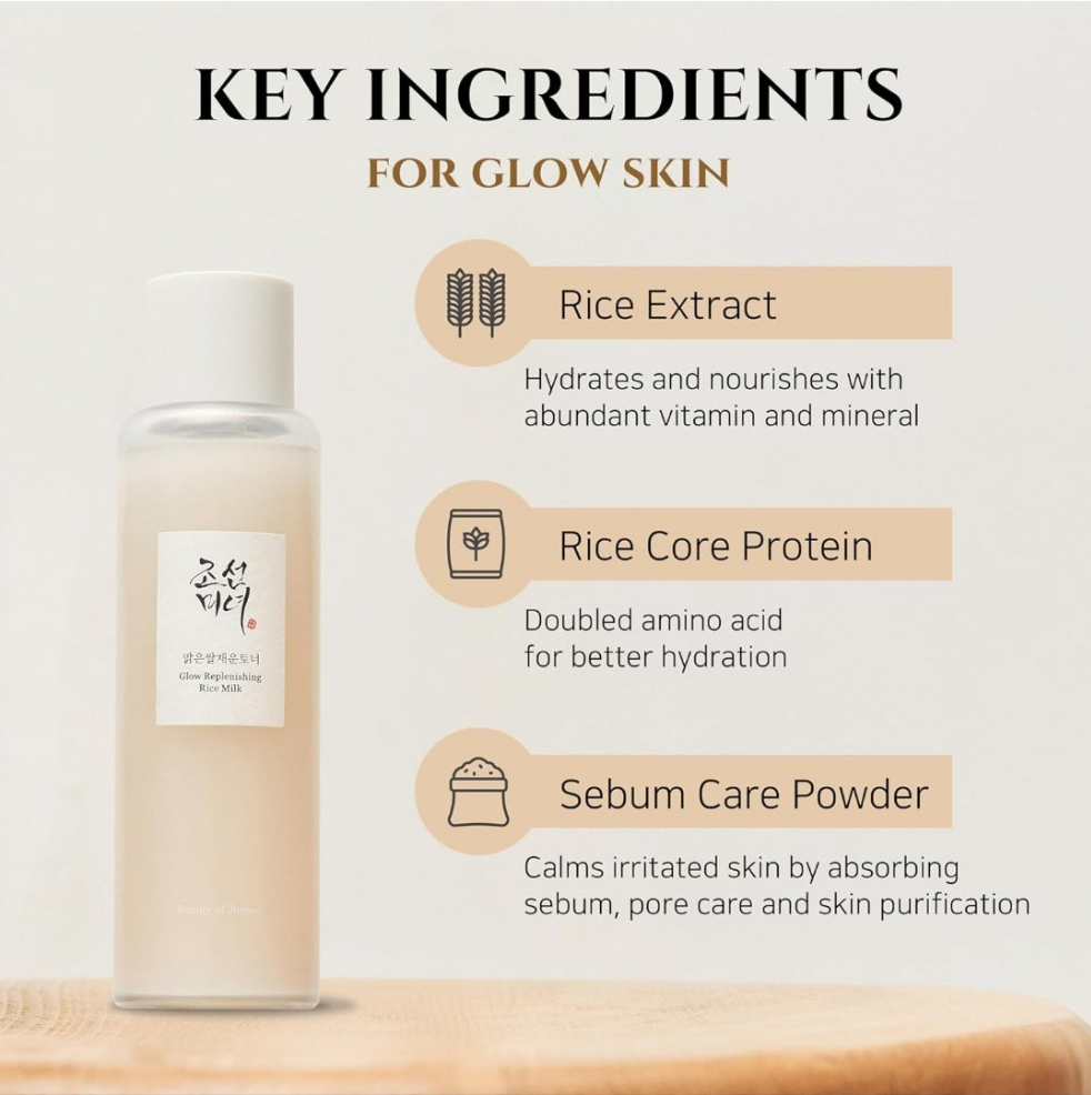 Leche de arroz revitalizante Beauty of Joseon
Tónico hidratante y equilibrante