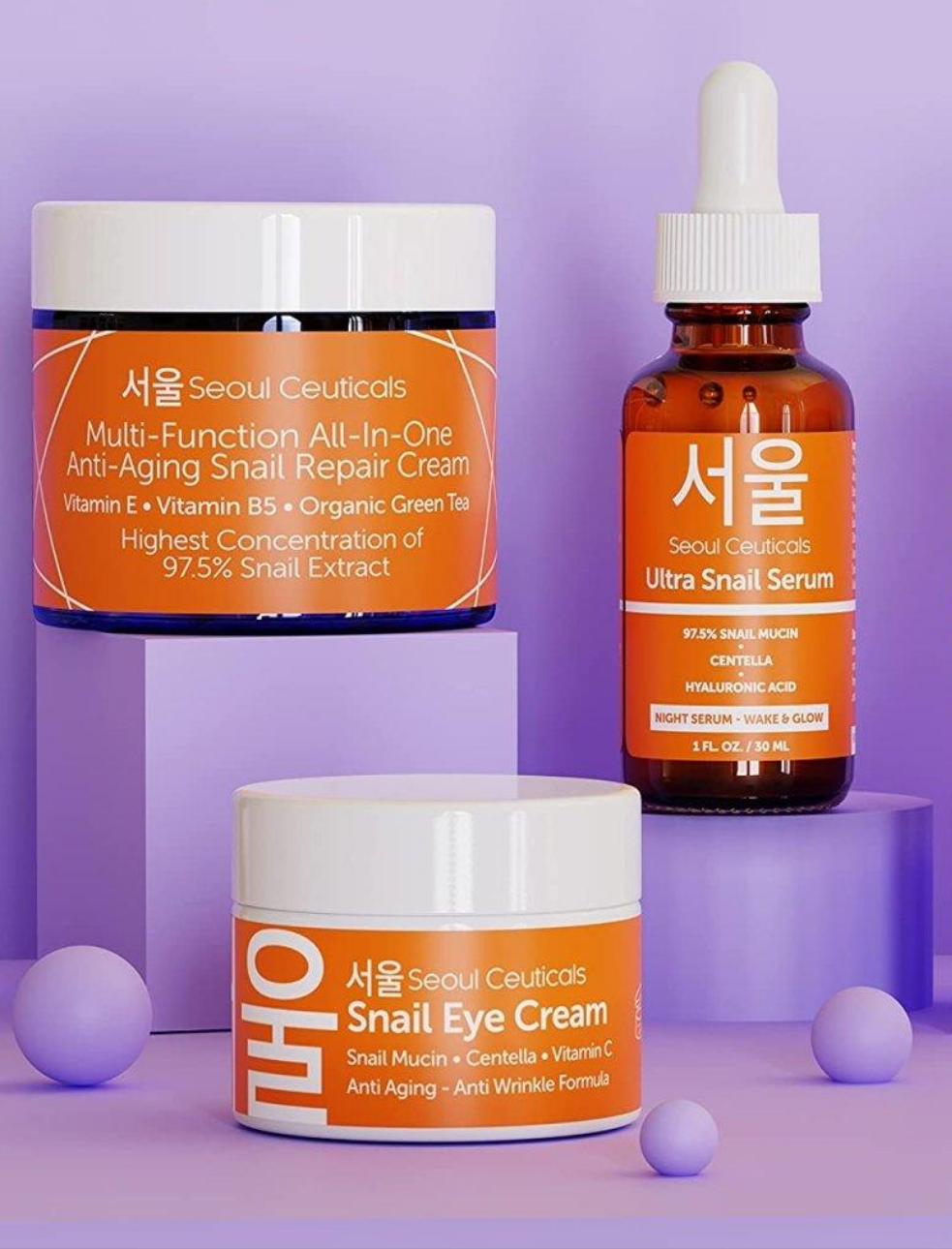 Crema para ojos con caracol de Seoul Ceuticals