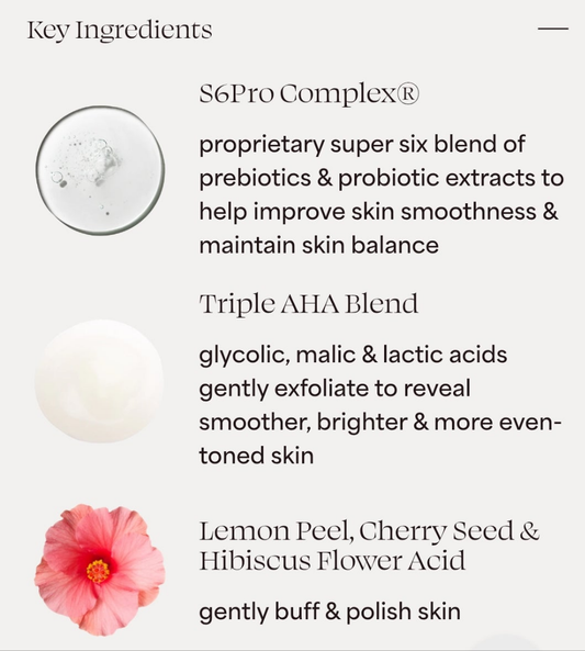 Tula Take Care + Polish Body Exfoliator - Triple AHA blend to dissolve dirt & debris