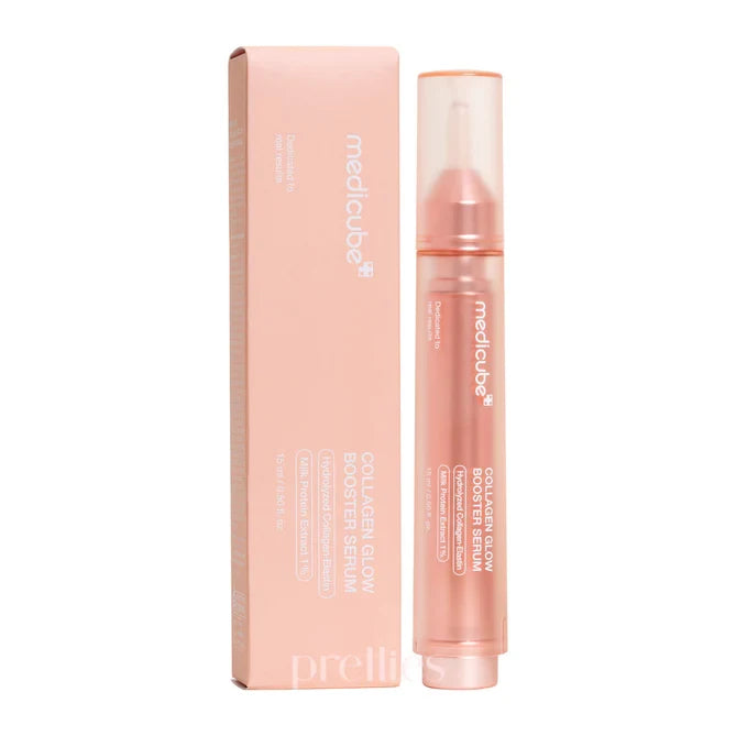 Medicube Collagen Glow Booster Milk Serum - Twist & Click - Radiance & Hydration with Niacinamide, Milk Protein Extract, Hydrolyzed Collagen - Illuminates & Firms Skin