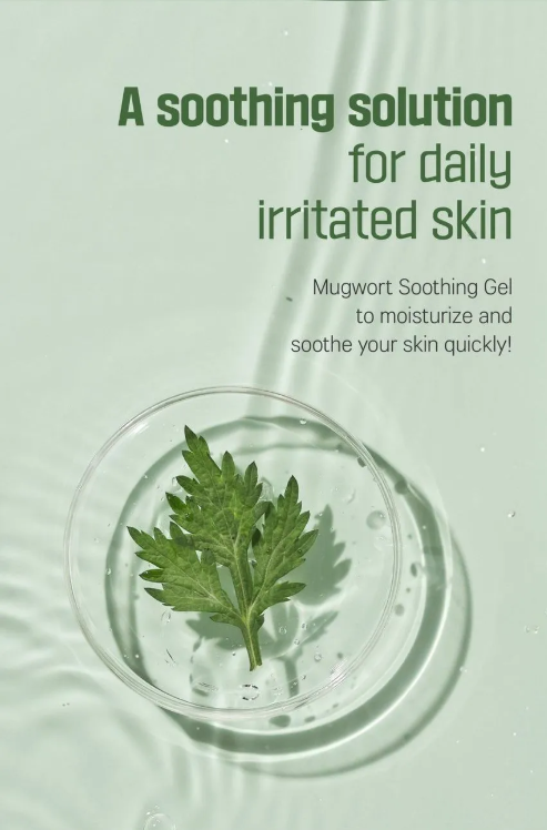 ROUND LAB MUGWORT CALMING SOOTHING GEL - Enriched with mugwort to calm irritated skin