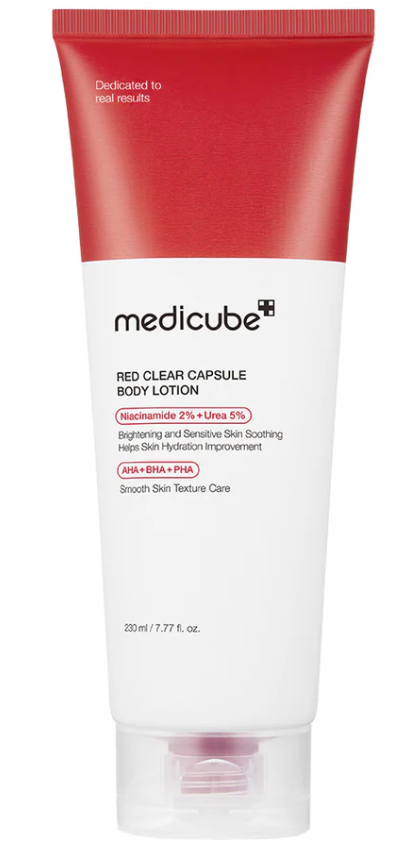 Red Clear Capsule Body Lotion