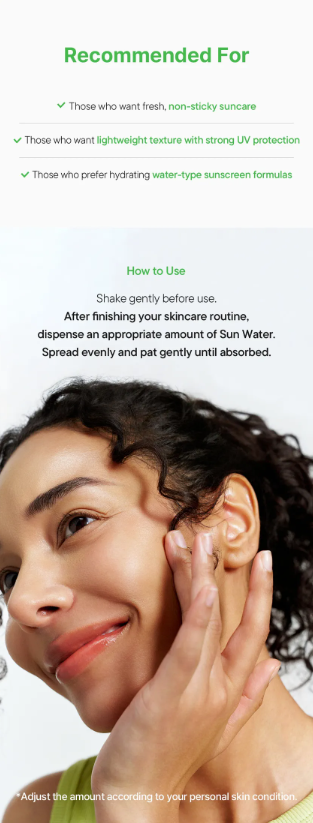 iUNIK - Centella Calming Daily Sun Water