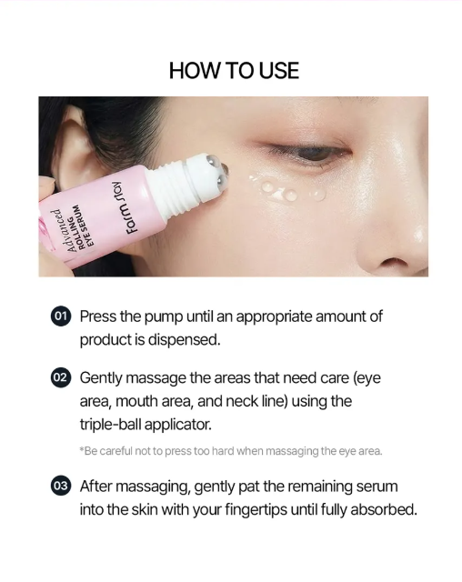 Farmstay - PDRN & Vitamin Advanced Rolling Eye Serum