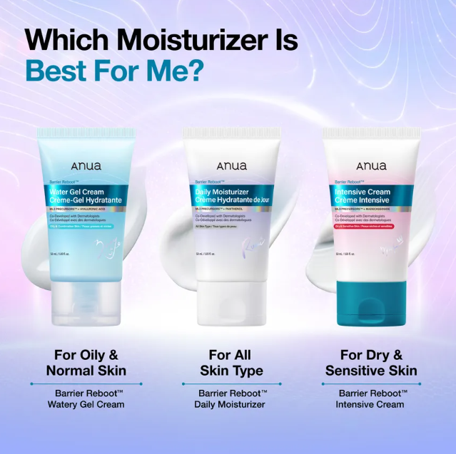 Anua Barrier Reboot Daily Moisturizer - KPop Collaboration 1.69oz - Deep hydration and strengthens the skin barrier for healthier-looking skin.
