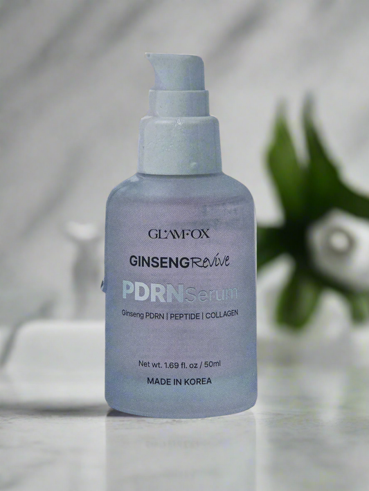 Glamfox Ginseng Revive PDRN Serum - For fine lines, wrinkles, and loss of elasticity