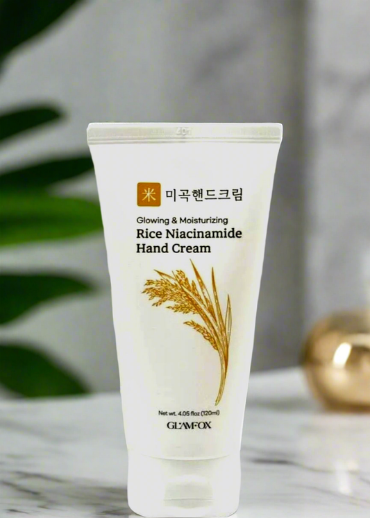 Glamfox Rice Niacinamide Hand Cream