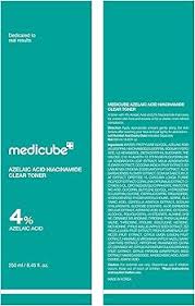 medicube Azelaic Acid Niacinamide Clarifying Toner