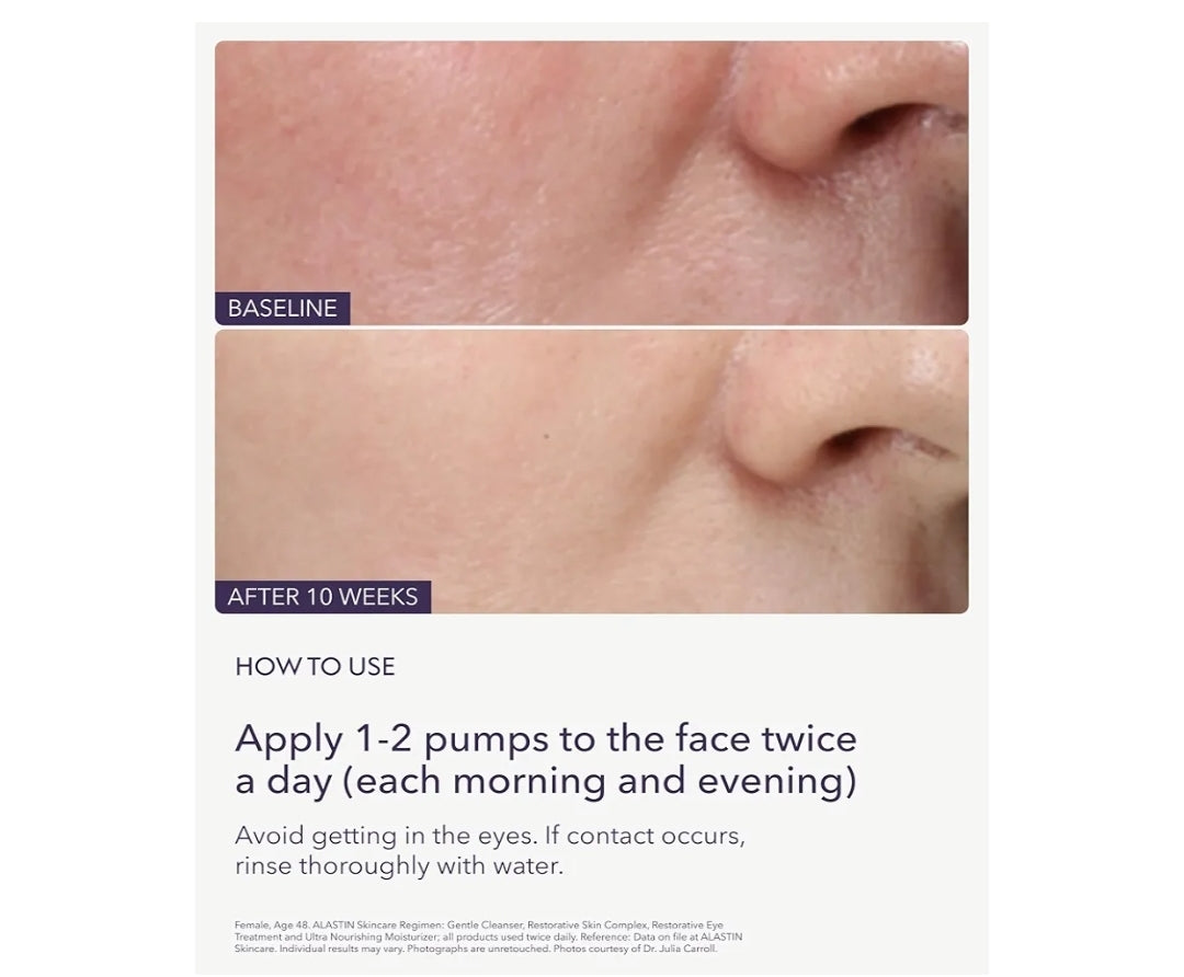 ALASTIN Skincare Restorative Skin Complex TriHex Anti-Aging Face Serum 0.5 oz - Reduce Fine Lines & Wrinkles with Niacinamide + ALASTIN Skincare Inhance Post-Injection TriHex Hydrating Face Serum 0.33 oz - 2 Piece Set
