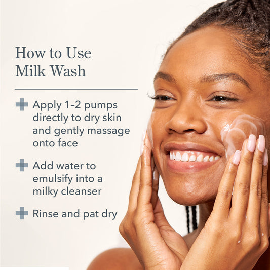 Beekman 1802 Jelly Cleanser Milk Wash Exfoliating Jelly Cleanser - Draws out oil-based debris and is kind to your skin, leaving it feeling silky, soft, and moisturized, rather than dry and tight.