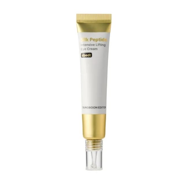 SUNGBOON EDITOR-Silk Peptide Intensive Lifting Eye Cream - Lifting eye cream enriched with silk peptides, various amino acids, collagen and stem cell extract