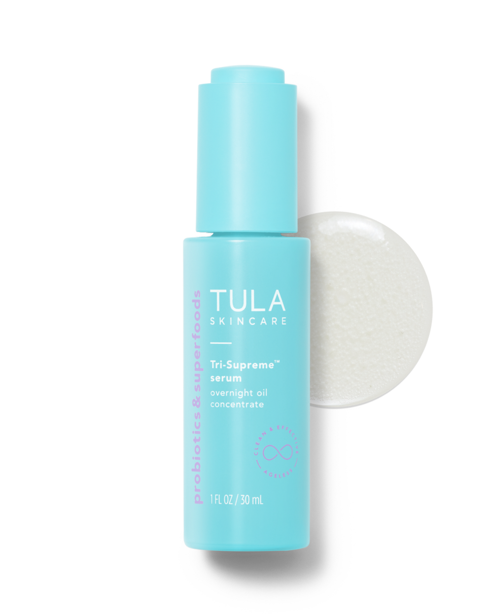 Tula Tri-Supreme Serum
Overnight Oil Concentrated - Minimizes the look of fine lines and wrinkles, as well as deep wrinkles