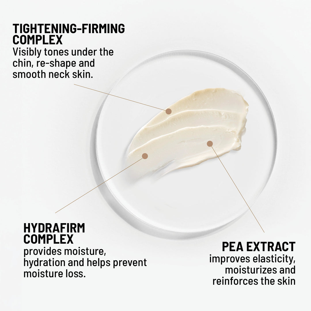 Crema reafirmante para el cuello Dr. Brandt + Gua Sha: crema antiedad para el cuello con Gua Sha, resultados comprobados.