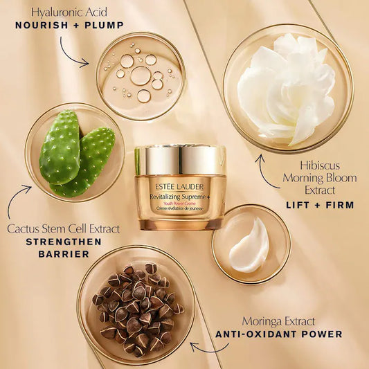 Estee Lauder Revitalizing Supreme+ Youth Power Creme SPF 25 Day Moisturizer - Antiaging for Fine Lines and Wrinkles