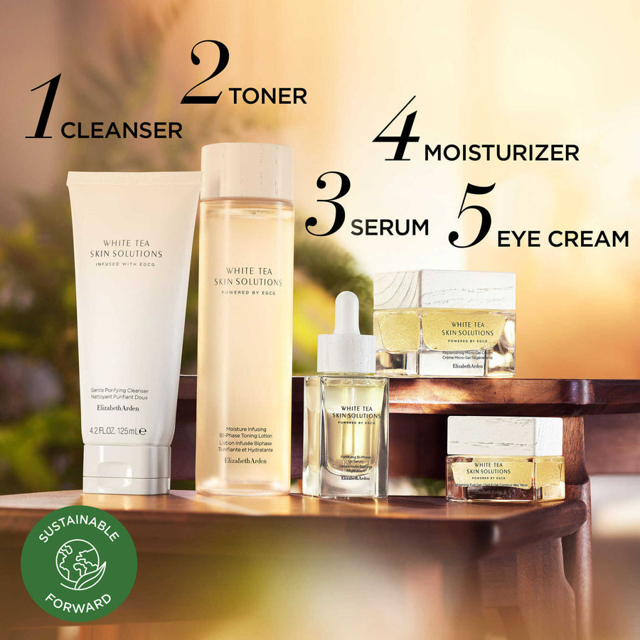 Elizabeth Arden White Tea Skin Solutions Brightening Eye Gel - Visibly reduces wrinkles, crow’s feet and dark circles