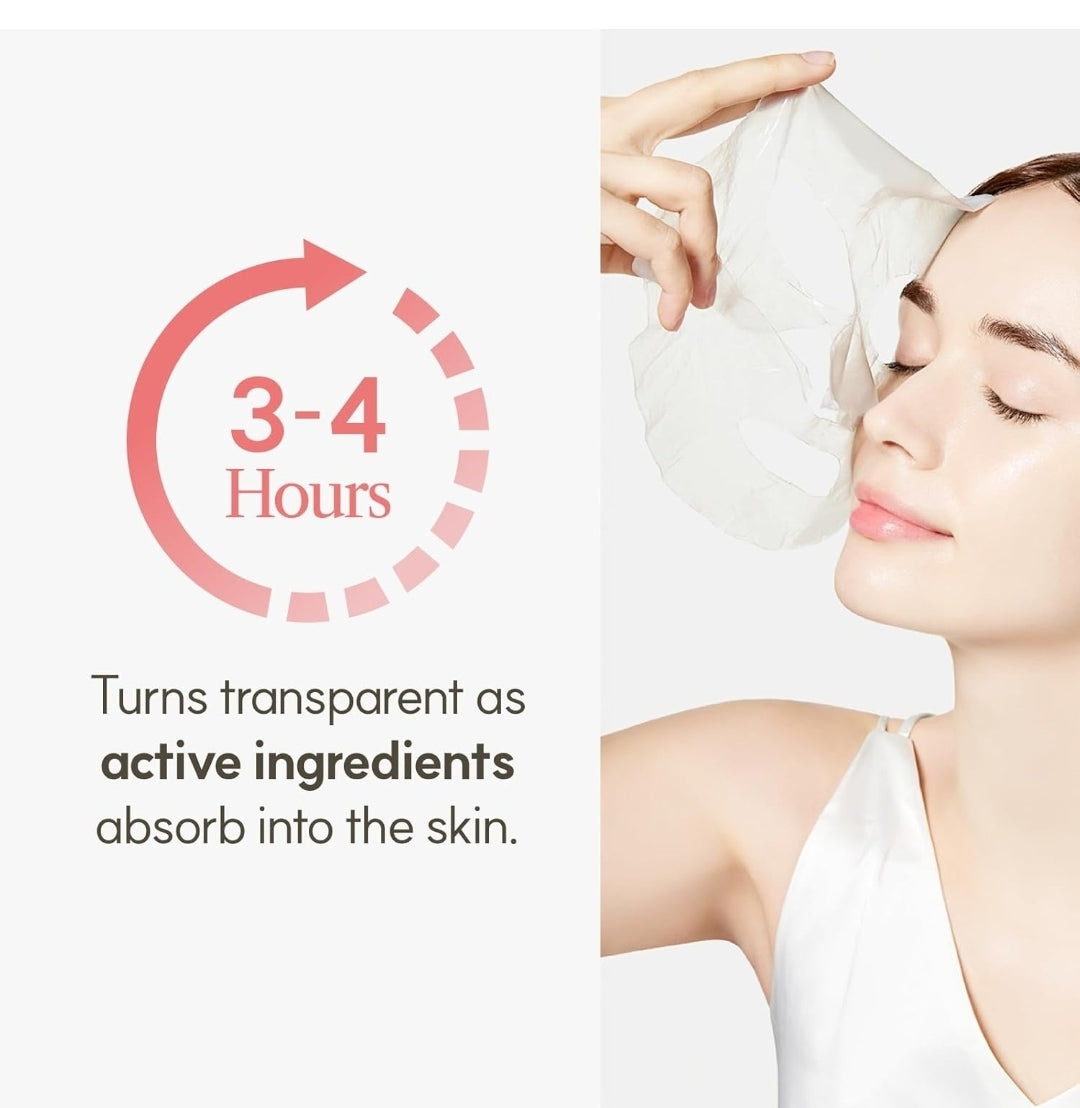 The Face Shop At Home Aesthetic Original Collagen Mask - Korean Glass Skin Essential, Peptide Hydrogel Mask for Firming & Skin Elasticity, Moisturizing - 1 Mask