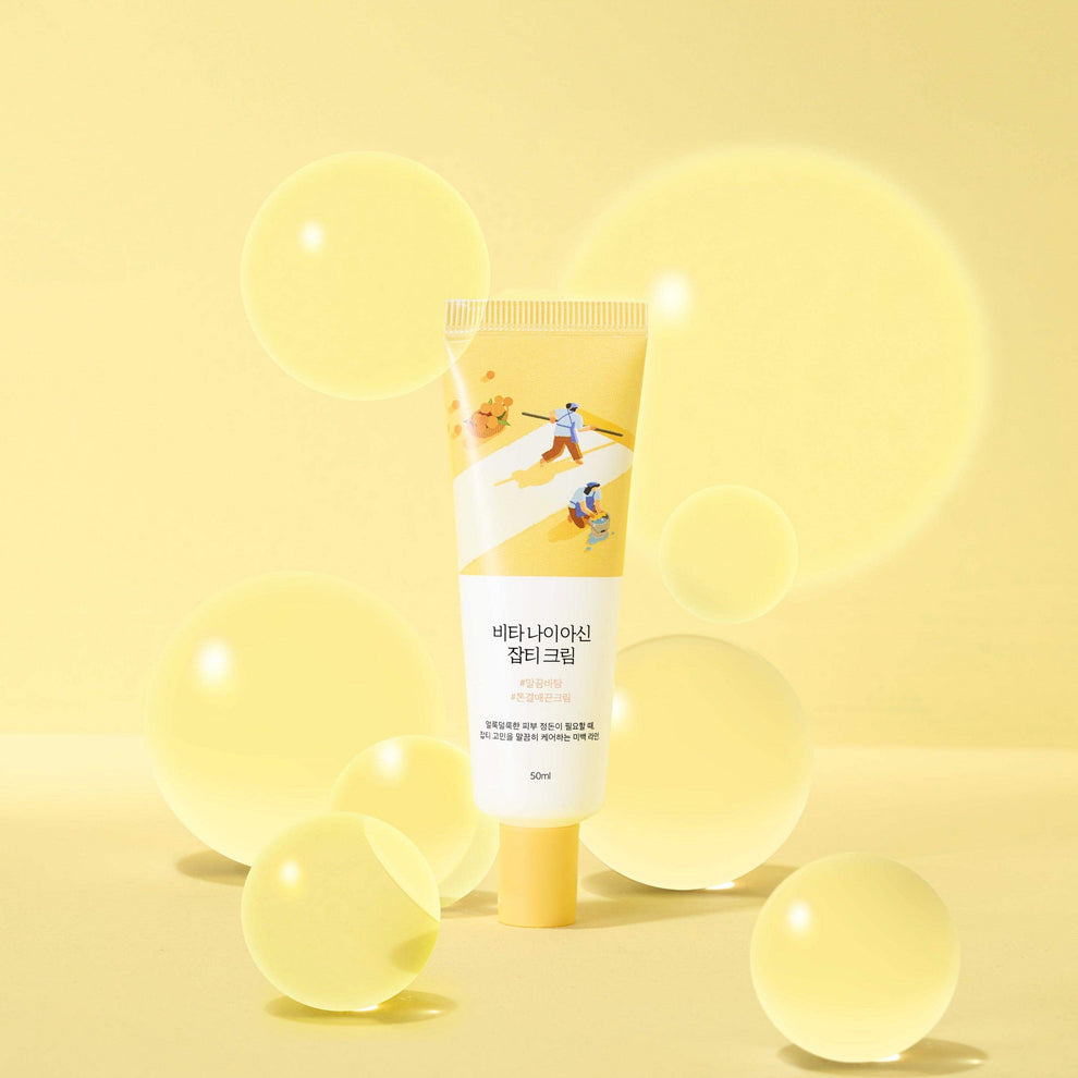 ROUND LAB Vita Niacinamide Dark Spot Cream - Tone Clarity Moisturizer with Tranexamic Acid (TXA), and Vitamin Complex for Dark Spot Care, Uneven Skin Texture, and Skin Radiance