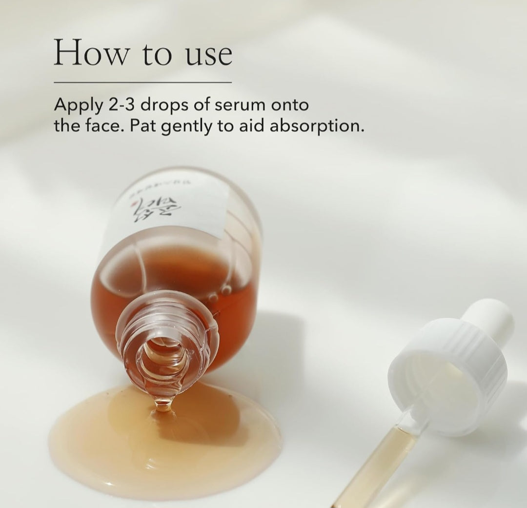 Suero revitalizante Beauty of Joseon: Suero reafirmante de mucina de caracol con ginseng y mucina de caracol