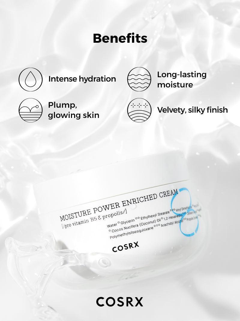 COSRX Hydrium Moisture Power Enriched Cream - Pure Hydration