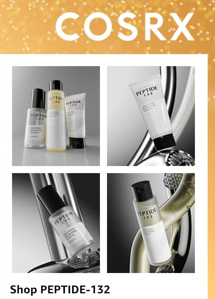 COSRX PEPTIDE 132 Hair Care Set - Bonding Shampoo, Treatment & Oil Serum, Bond Repair Treatment Hair for Damaged, Dry Hair, Scalp Treatment for Dandruff, Dry & Itchy Scalp