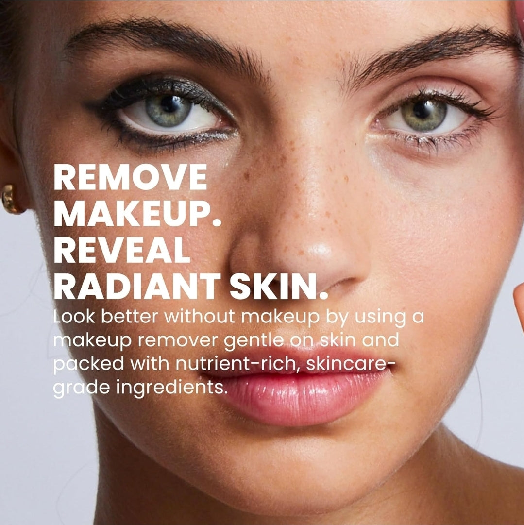 Strip Whipped Coconut Makeup Remover - Melting + moisturizing no-rinse cleanser with Mango Seed Butter - Plumping, tightening, softness and brightness