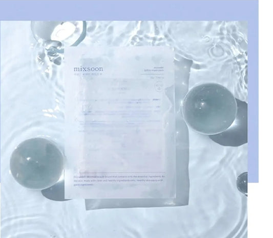 Mixsoon Bifida Sheet Mask - Face Moisturizer Sheet Korean Glass Skinkin Care - Dry Aged Skin - 1 Mask