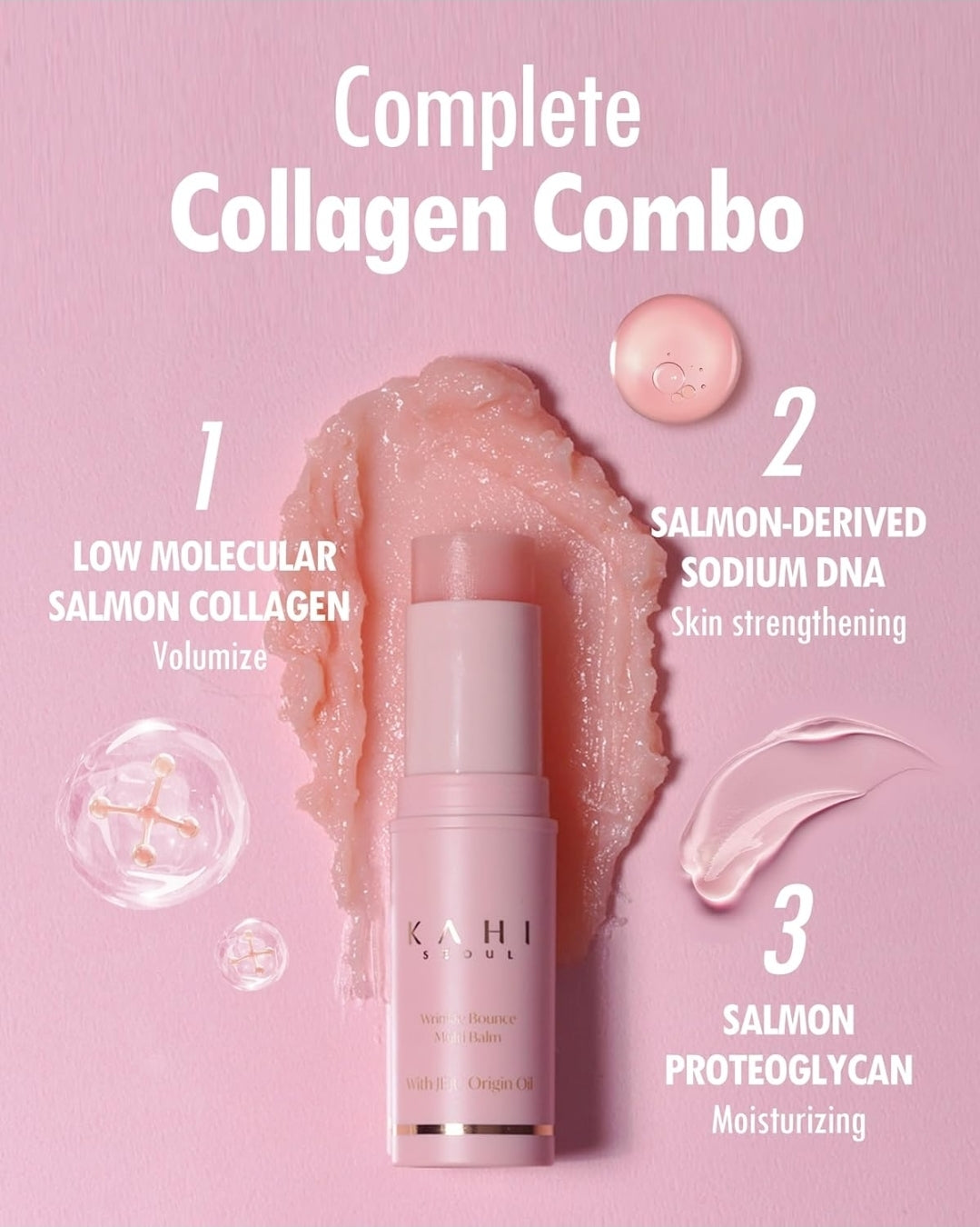 Bálsamo de colágeno en barra KAHI BALM - PDRN Rostro y cuello
