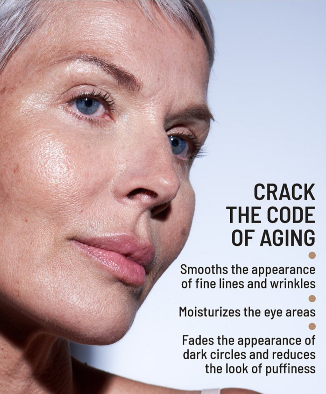 Crema para ojos con triple péptido Do Not Age del Dr. Brandt + Crema antiedad + Suero de perla transformador - Set de 3 piezas para el cuidado de la piel