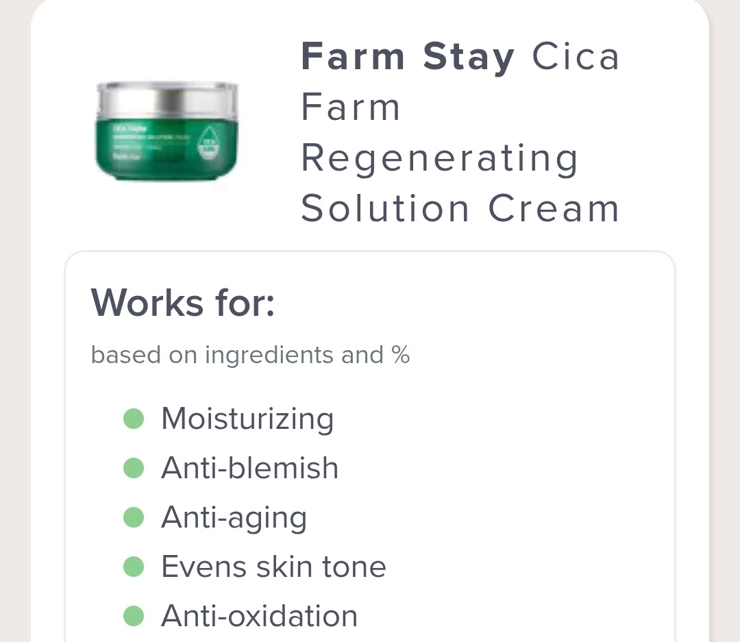 Crema Regeneradora Farmstay Cica Farm - Mejora las arrugas, ilumina y calma la piel con Centella Asiática