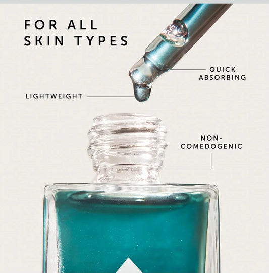 HERBIVORE Lapis Balancing Facial Oil with Blue Tansy + Squalane - Soothes dry skin & Redness + Balance Oil Production, Lightweight, Non-Comedogenic, Plant-Based