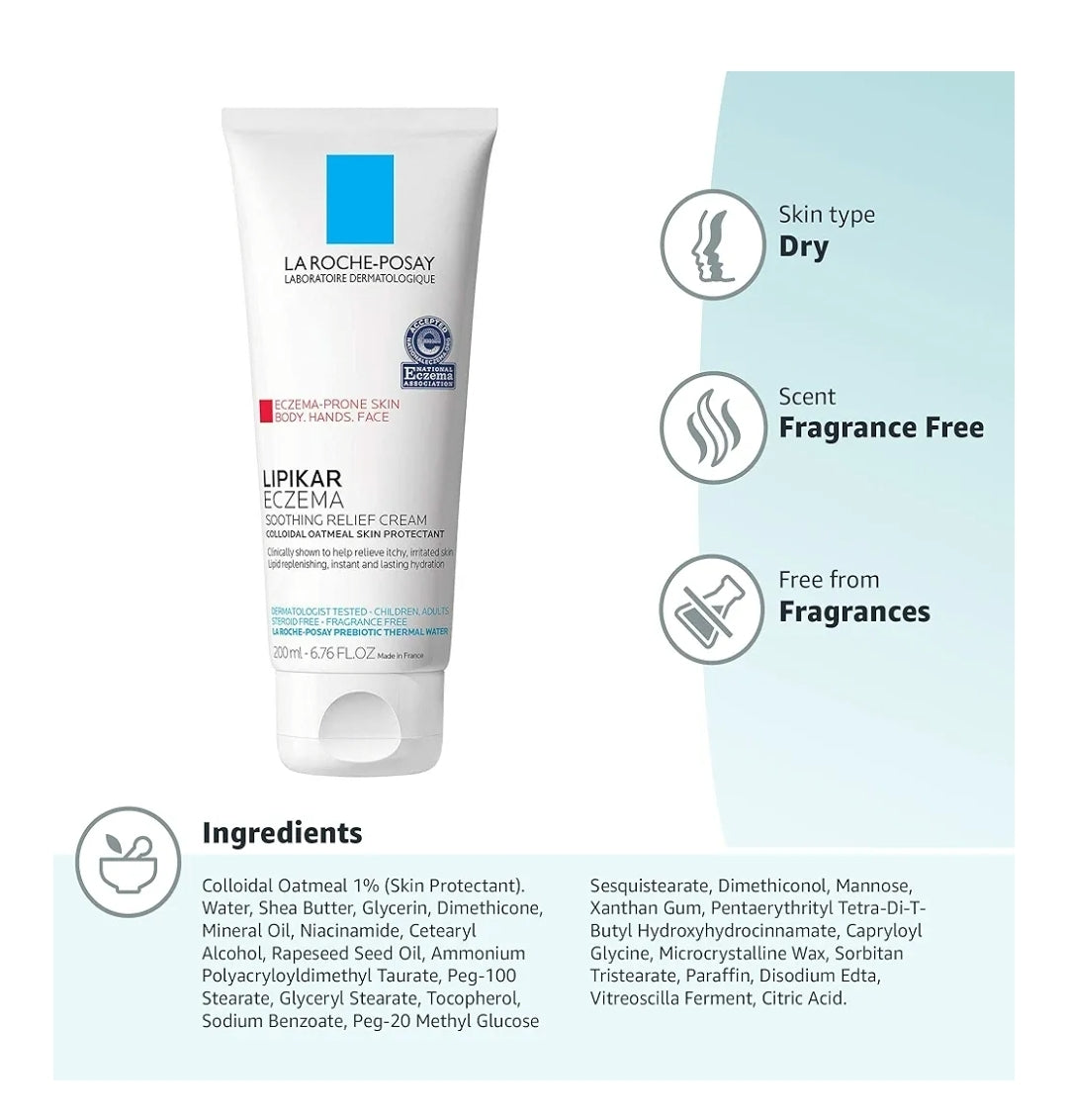 Crema para eccemas Lipikar de La Roche-Posay