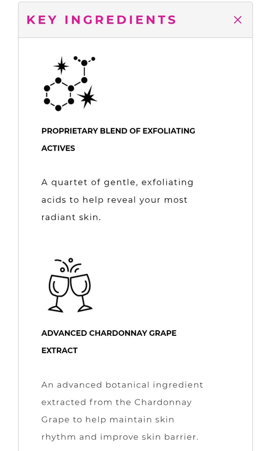 The Party Peel - Exfoliating acids to help reveal your most radiant skin - Suitable for sensitive skin