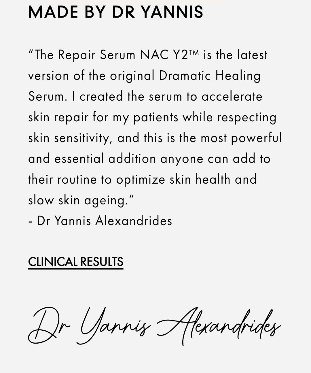 111SKIN Y Theorem Repair Serum NAC Y2 - Reduces Redness & Fine Lines. The hero product that started 111SKIN - Protects and repairs skin.