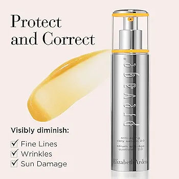 Elizabeth Arden Prevage 2.0 Power in Numbers - Set de 4 piezas - Reduce los signos de la exposición solar dañina: arrugas, líneas finas, manchas oscuras