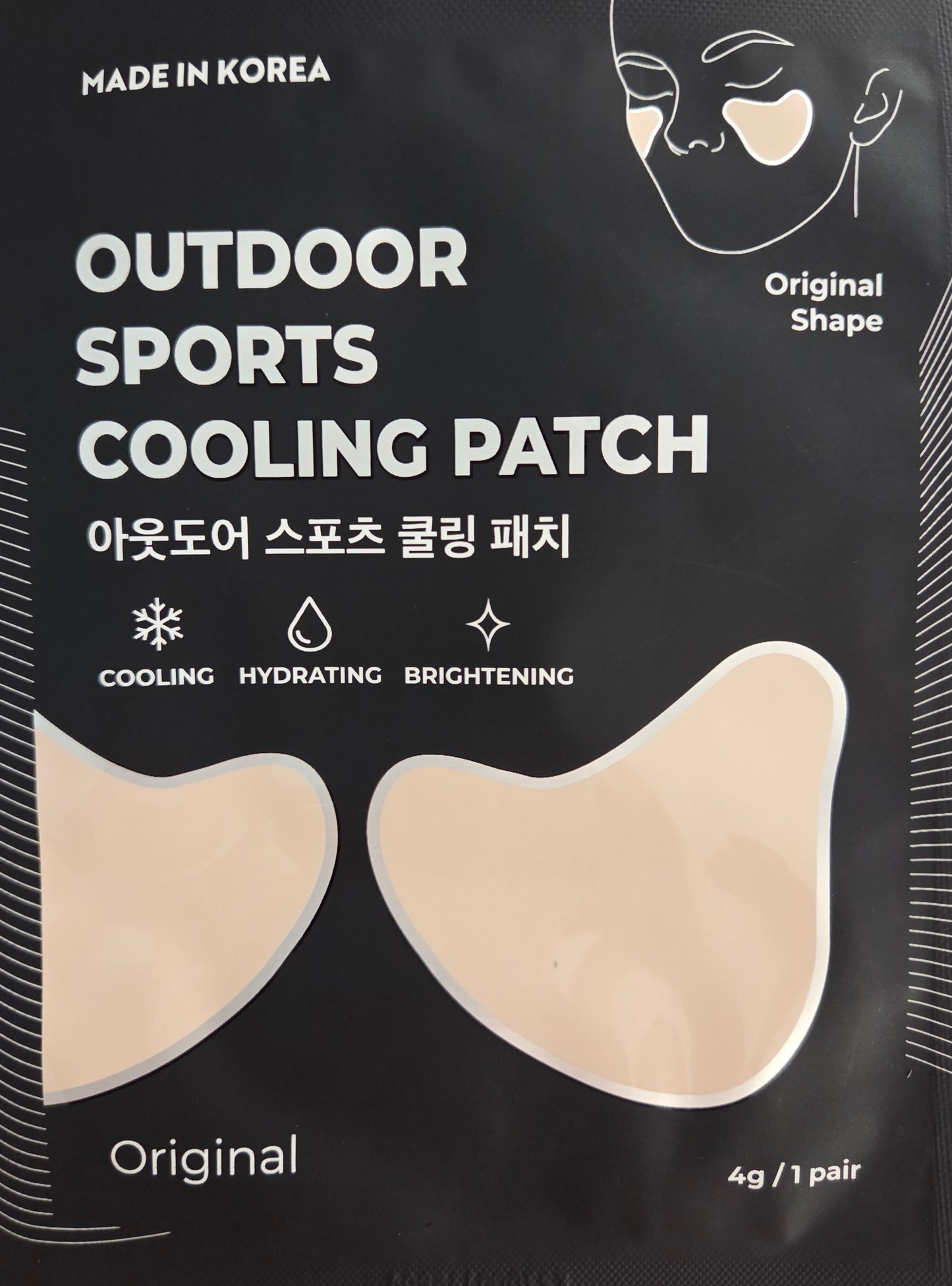 Cheeks Cooling Patch - Suitable for Rosacea Skin - Refreshing, moisturizing, and cooling - 1 Pair